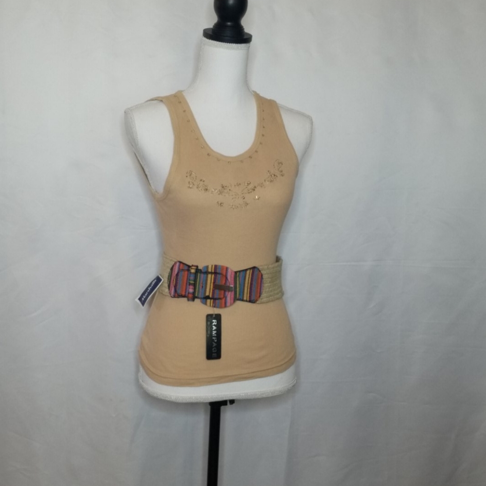 NWT Rampage Boho Stretch Belt Size M -L